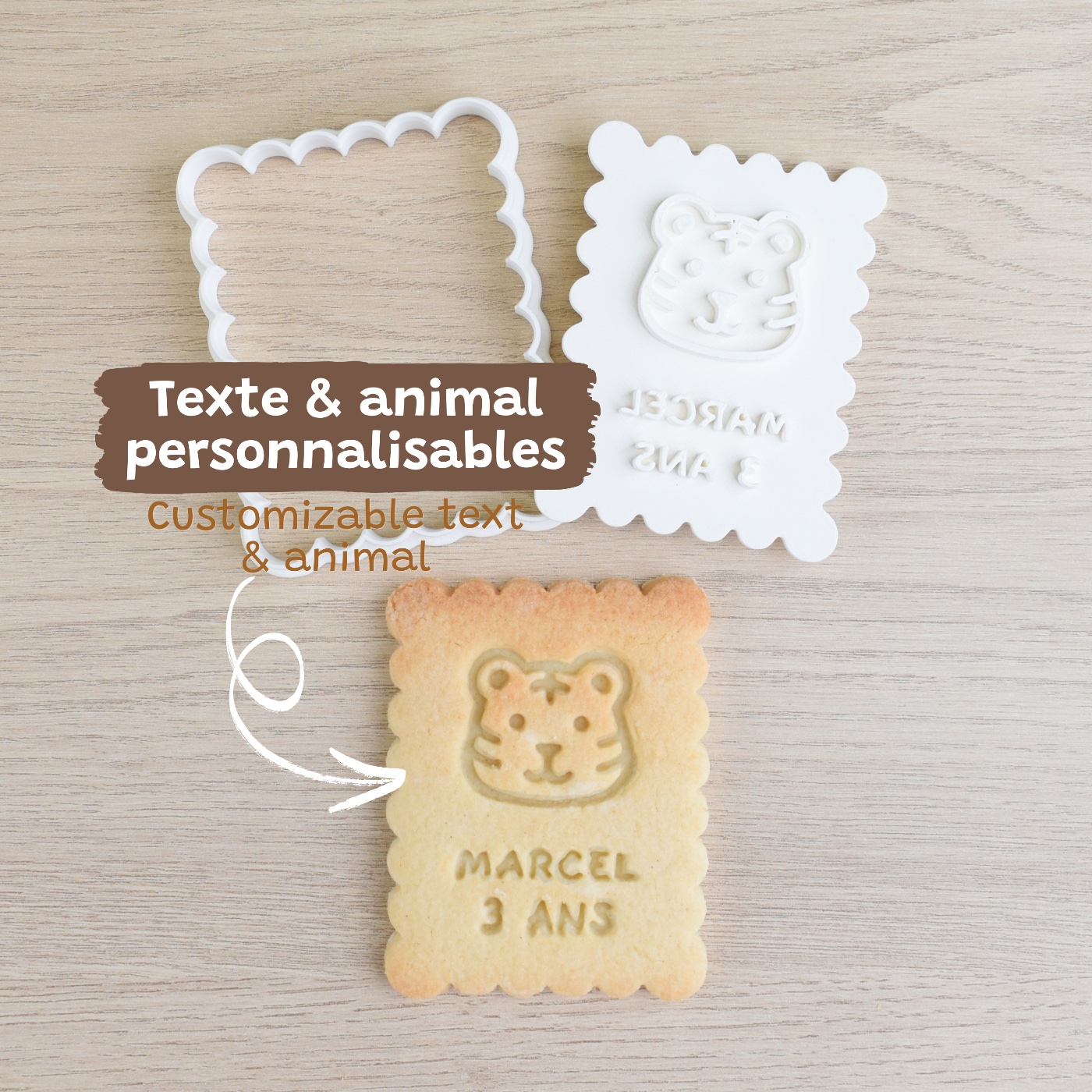 Petit-beurre prénom & âge personnalisable